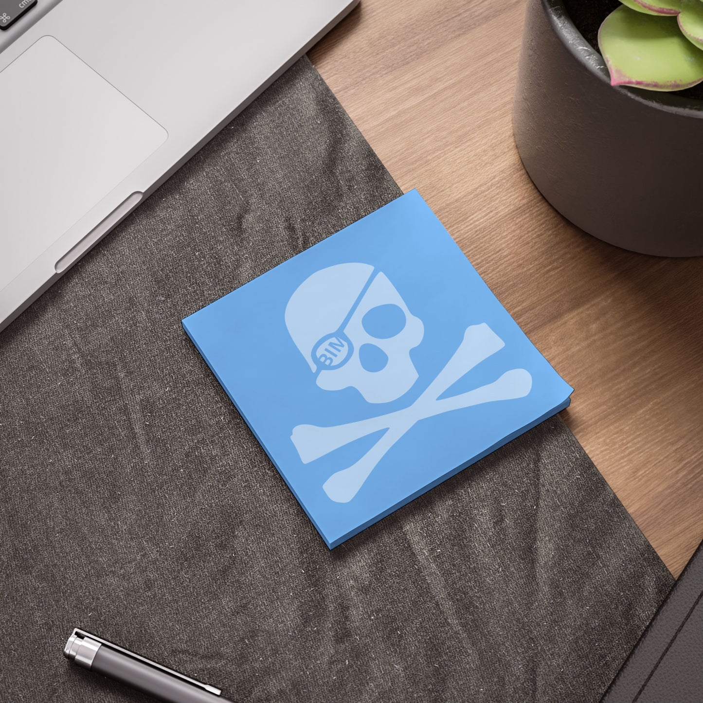 BIM Pirate's Plan-o'-Attack Sticky Notes - Light Blue