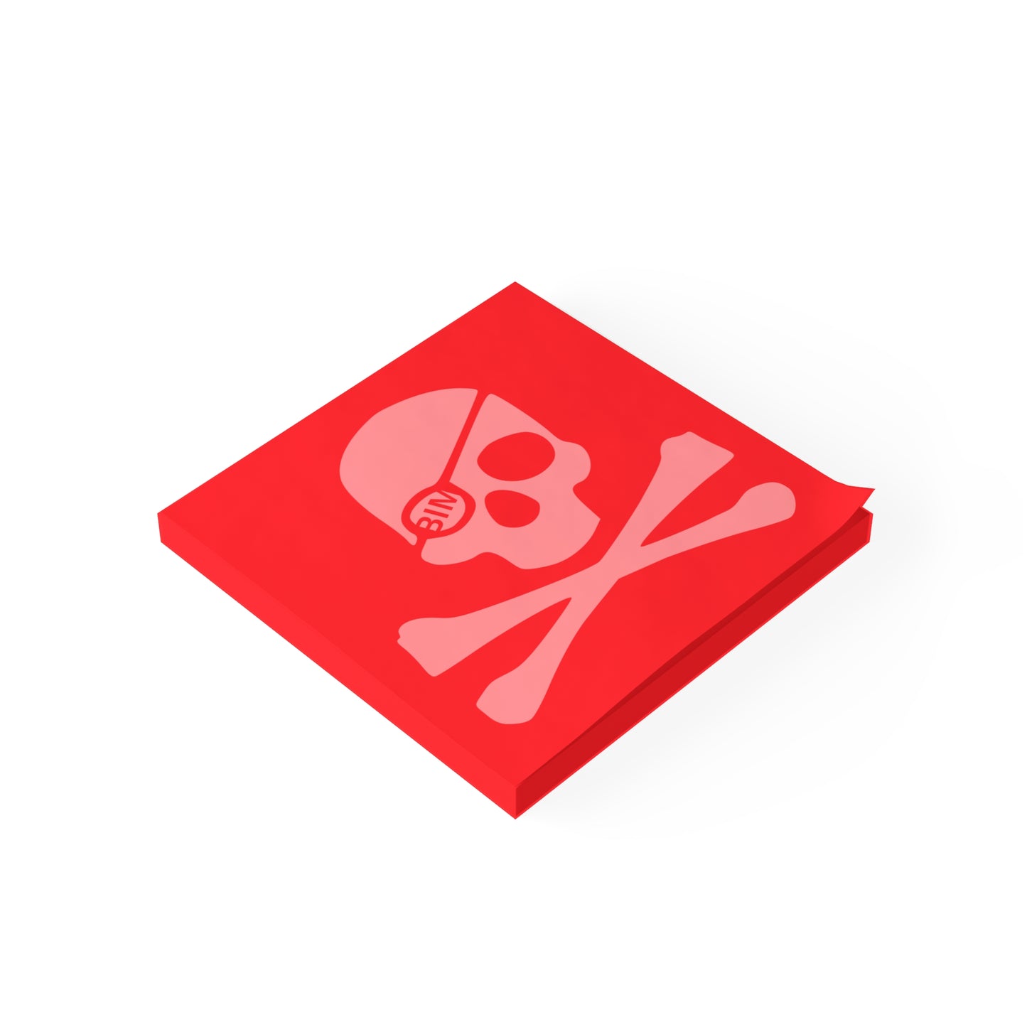 BIM Pirate's Plan-o'-Attack Sticky Notes - Red