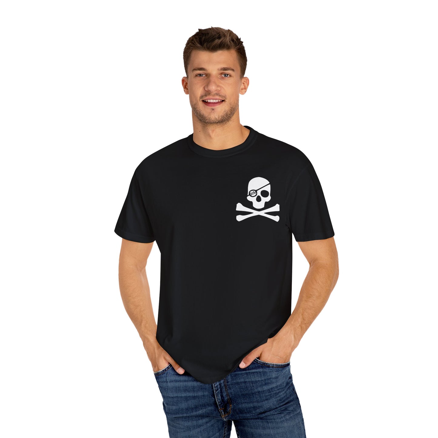 Black Edition: BIM Pirate small skull Tee