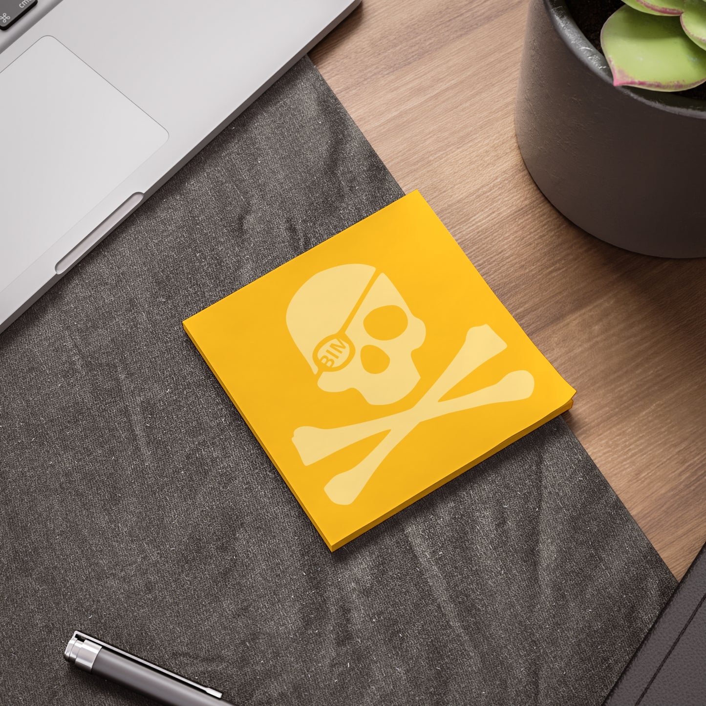 BIM Pirate's Plan-o'-Attack Sticky Notes - Yellow