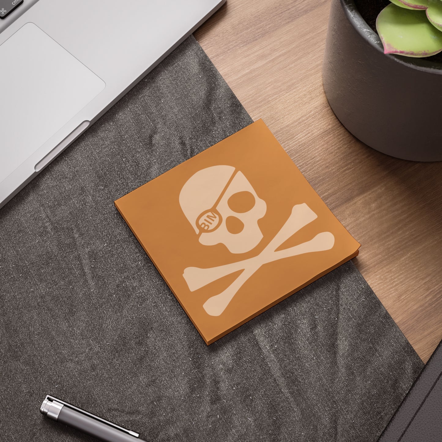 BIM Pirate's Plan-o'-Attack Sticky Notes - Light Brown