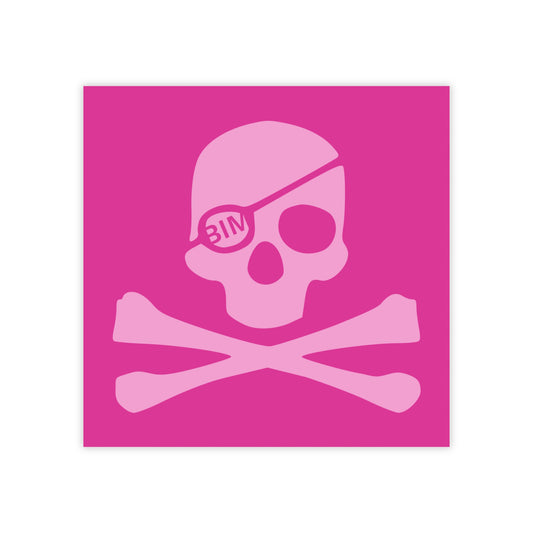 BIM Pirate's Plan-o'-Attack Sticky Notes - Pink