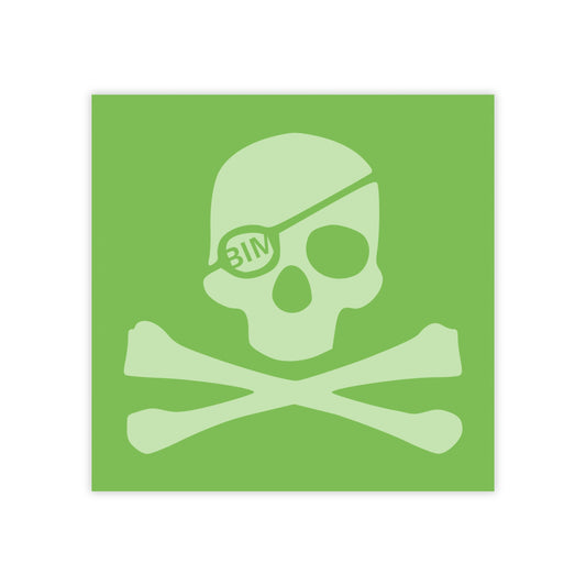 BIM Pirate's Plan-o'-Attack Sticky Notes - Green