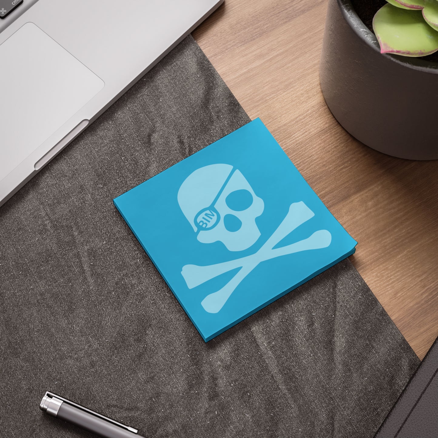 BIM Pirate's Plan-o'-Attack Sticky Notes - Turquoise